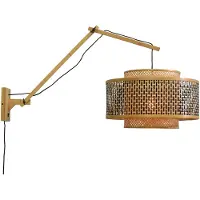 Good&Mojo - Applique Bhoutan - Bambou/Noir - 95x50x55cm