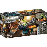 Playmobil Dinos 70627 Triceratops : La rage autour des pierres légendaires