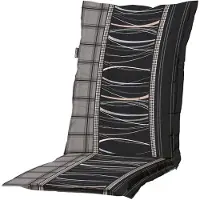 Madison Coussin de Chaise Extérieure Madison Lines Grey (Dossier Bas)