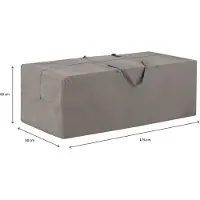 Madison Housse de coussins d'extérieur 175 x 80 x 60 cm Gris