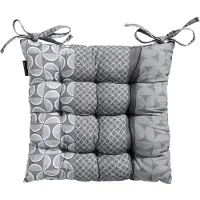 Madison Galette de Chaise Madison Toscane Pasa Grey (46 x 46 cm)
