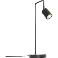 QAZQA Lampe de table moderne noire réglable - Java