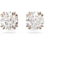 Swarovski Boucles d'oreilles 'Stilla' or rose / transparent