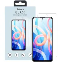 Selencia Protection d'écran en verre trempé pour Xiaomi Poco M4 Pro 5G