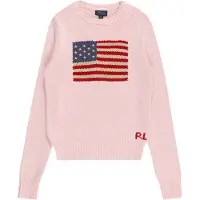 Ralph Lauren Pull enfant AMERICAN SWT-TOPS-SWEATER filles - Rose - 8 / 10 ans