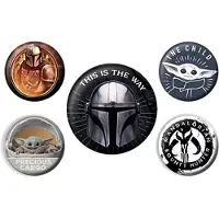 Pyramid Noname Mandalorian - This Is The Way - Pack De 5 Badges
