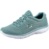 SKECHERS pour femme. 12985 Sneakers Summits turquoise (39), Bleu, Tissu, Plat, Lacets, Sport, Vert, Sportswear, Multisport