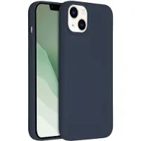Accezz Coque Liquid Silicone avec MagSafe Apple iPhone 14 Plus - Bleu foncé