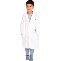 Den Goda Fen Déguisement - Blouse de médecin - Blanc - - 4-6 ans (104-116) - Costumes