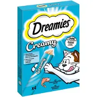 Dreamies Catisfactions Creamy Snacks pour chat - saumon (44 x 10 g)