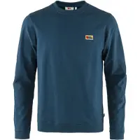 Fjall Raven - Sweat en coton organique - Vardag Sweater M Storm pour Homme en Coton - Taille L - Bleu