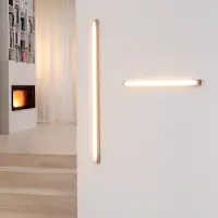 Tunto LED40 160cm Lampe de sol/ Plafond Lumiere Directe Walnut | Dali|Push (Standard) | 4000K