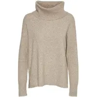 Vero Moda Pull-over 'Doffy' marron chiné