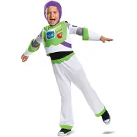 Jakks pacific Toy Story 4 Disney Buzz Classic Kids Costume Blanc 5-6 Years