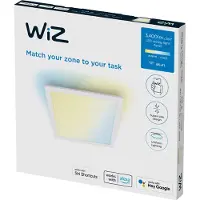 Wiz Panneau WiFi Carré 36W 3400lm Blanc chaud-froid