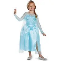 Jakks pacific Disney Frozen Elsa Classic Girl Costume Bleu 5-6 Years