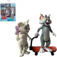 Diverse Figure Tom And Jerry Skateboarding Set