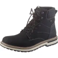 Rieker Bottines à lacets gris chiné / noir