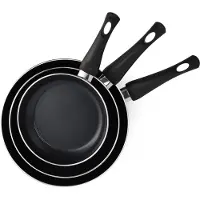 BK Brilliant Set de Poêles à Frire 20 + 24 + 28 cm