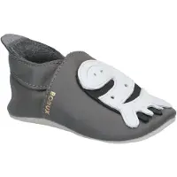 Bobux Zebra Chaussons pour bébé en Gris Cuir 18