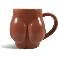 Fisura Tasse Humoristique En Forme De Cul. Tasse Orginal. Capacité: 320 Ml 14 X 10,5 X 8 Cm. Matériau: Porcelaine Terre Cuite -