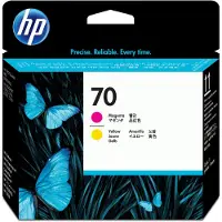 HP 70 (C9406A) - Magenta + jaune - Tête d'impression