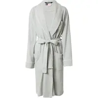 Ralph Lauren Peignoir long gris chiné / blanc