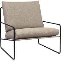 Ferm Living Desert Canapé d'extérieur 1 place Dolce Dark Sand | Black