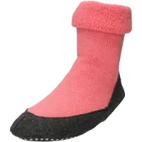 Falke Cosyshoe, chaussons d'intérieur pour enfants, couleur rose thé, taille 29-30