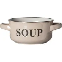 Cosy & Trendy Bol de soupe Ø 13,5 cm gris