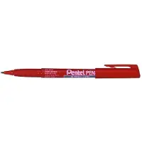 Pentel NMS50 marqueur indélébile Pointe fine Rouge 1 pièce(s)