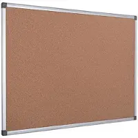 BI-Office Tableau en liège "Maya", 900 x 600 mm, cadre en aluminium (90 x 60 cm)