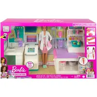 Barbie Fast Cast Clinic Coffret Brunette Docteur