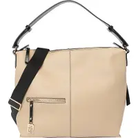 L.credi Sac bandoulière 'Jakoba' beige / noir