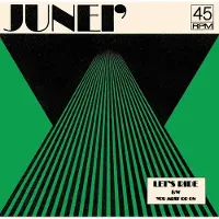 Konkurrent Junei' - Let's Ride B/W You Must Go On - Clear Green [7-Inch Single] Clear Vinyl, Green