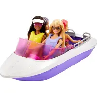 Barbie Poupée Barbie + ensemble bateau à moteur GRG30