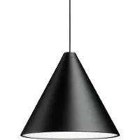 Flos String Light Cone Suspension Black | 22m | Touch Dim