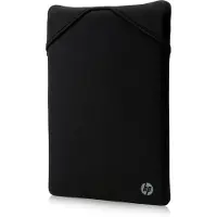 HP Housse de protection réversible noire à motif géométrique 14