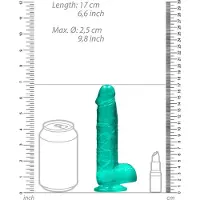 Realrock Dildo Réaliste Avec Testicules 15 cm Vert