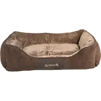 Scruffs & Tramps Chester Box Bed panier pour chien Chocolat