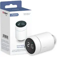 Aqara Radiator Thermostat E1 - Zigbee 3.0 / Matter over Zigbee - Tête Thermostatique Intelligente - Nécessite Du Hub - Bat