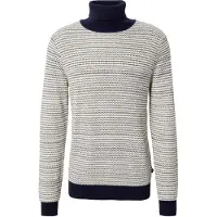 Casual Friday Pull-over 'Karl' mastic / bleu marine