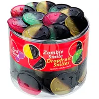 Red Band Smiles Bonbons Fruités Gélifiés, Sachet 100 Pièces, 1200g, Friandises Sucrées, Cadeau Gourmand, Saveurs Variées