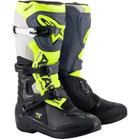 Alpinestars Bottes Tech 3 White Bright Red Dark Blue
