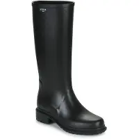 Aigle Bottes en Caoutchouc Aigle Women Fulfeel Noir-Taille 40