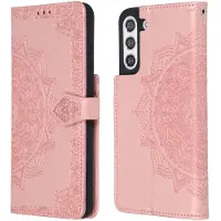IMoshion Etui de télephone Mandala pour Samsung Galaxy S21 FE - Rose Doré