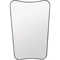 Gubi F.A. 33 Miroir Murale Black Brass | 54 x 80 cm