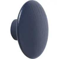 Muuto Dots Wood Lot de Hooks Midnight Blue | Ø 6.5 cm