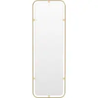 Audo Copenhagen Nimbus Rectangular Miroir Polished Brass