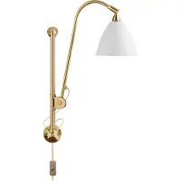 Gubi Bestlite BL5 Applique Brass Base | Soft White Shade